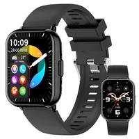 Smartwatch Damen Herren, Touch Fitnessuhr mit Telefonfunktion Smartwatch Aktivitätstracker, 1ATM Wasserdicht Sportuhr für iOS Android