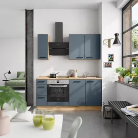 Nobilia Küchenzeile Easytouch II 180 cm blau