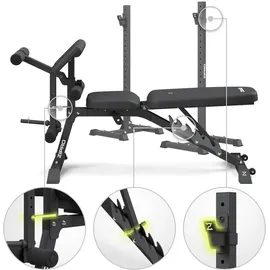 Zipro Superset Hantelbank Schwarz