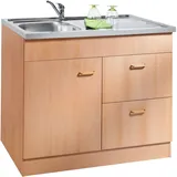 kochstation Spülenschrank »KS-Elster«, Breite 100 cm