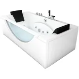 AcquaVapore Eckbadewanne 90 x 180 cm (W81-TH-A)