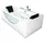 AcquaVapore Eckbadewanne 90 x 180 cm (W81-TH-A)