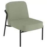 medso powered by paperflow Sessel MEDSO S Rund Stoff 58,0 x 74,3 x 73,6 cm Grün/Schwarz