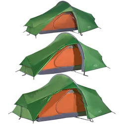 VANGO Einbogenzelt Nevis 1/2/3 Personen Fahrrad Zelt Motorrad Trekking Camping Größe: Nevis 200