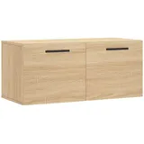 vidaXL Wandschrank, Hängeschrank mit viel Stauraum, Wandmontage Badschrank Medizinschrank, Aufbewahrungsschrank für Wohnzimmer, Sonoma Eiche Holzwerkstoff