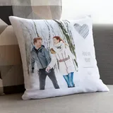 XFD Foto-Kissen Mit Foto Individuell Bedruckt - Selbst Gestalten Personalisierte Geschenk-Idee - Kopfkissen Mit Eigenem Foto - Fotokissen (40x40cm)