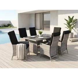 prestige home living outdoor Dining Set Sitzgruppe JUNIO aus Aluminium