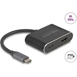 DeLock Adapter USB-C zu HDMI 15 cm Schwarz
