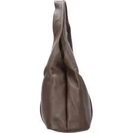 LES VISIONNAIRES Paz Essential Silky Schultertasche 46 cm Chocolate