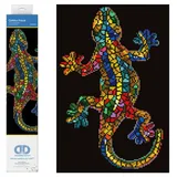 DIAMOND DOTZ® DIAMOND DOTZ DD6.002 - Original Diamond Painting Gekko, Paua“ 27 x 41 cm