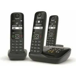 Festnetztelefon Gigaset AS690A Trio Schwarz