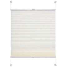 LIEDECO Klemmfix Plissee verspannt 45 x 150 cm weiß