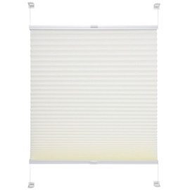 LIEDECO Klemmfix Plissee verspannt 45 x 150 cm weiß