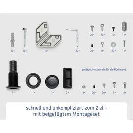 EcoStar Kaminholzregal Trend-V Typ 1 graualuminium
