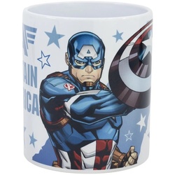 MARVEL Tasse Marvel Avengers Captain America Kaffeetasse Teetasse, Keramik, 330 ml bunt