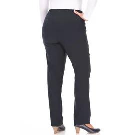 KjBrand Schlupfhose "SUSIE Bengaline", Damen, Gr. 44 (22), K-Gr, blau (marine), Web, Obermaterial: 80% Viskose, 17% Polyamid, 3% Elasthan, gerade lang, Hosen Schlupfhose, Sommerhose mit Schlupfbund