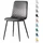 mcc direct Esszimmerstuhl Lexi Polyester dunkelgrau 4er Set