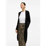 VILA VIRIL Long L/S Knit Cardigan Schwarz XXL