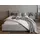 Selsey Doppelbett Farese - Bett mit Polsterrahmen, Cordbezug 140 cm, hellgrau - Hellgrau