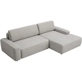 Home Affaire Eckcouch Cord 2-Sitzer Grau