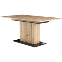PRO.COM Säulentisch 160 x 76 x 90 cm braun