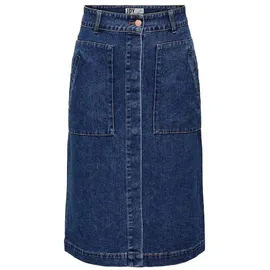 Jdy Jeansrock in Dark Blue Denim, XL