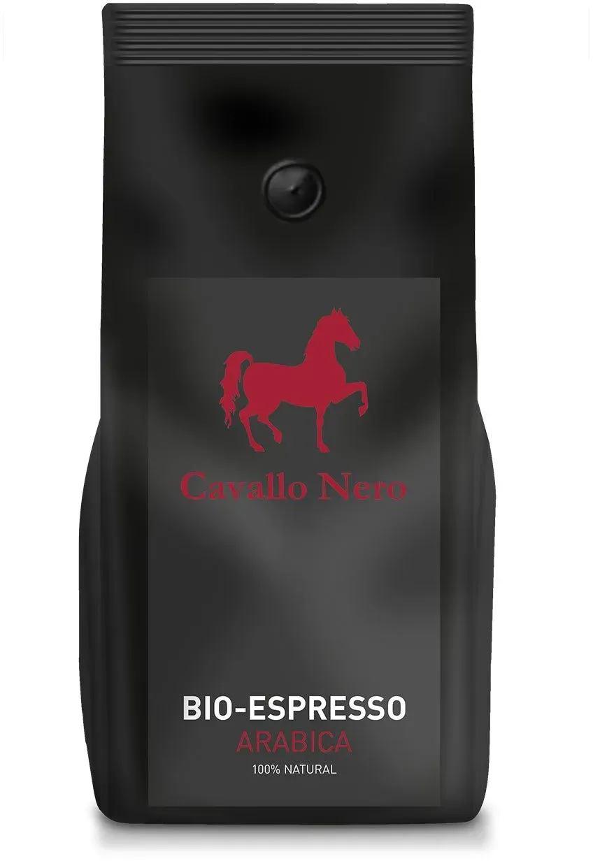 Cavallo Nero Espresso Arabica gemahlen Bio 500 g