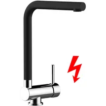 VIZIO Einhebelmischer Niederdruck Schwarz Granit