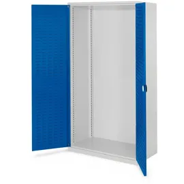 Kappes Schwerlastschrank Stahl 1.950 x 1.000 x 600 mm lichtgrau/enzianblau