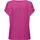 Only T-Shirt ONLMOSTER – Kurzarmshirt mit Aufschlag und klassischem Look Viskosemischung, regular fit lila S (36)