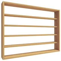 VCM Hängeregal 80 x 10 x 60 cm Holz