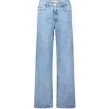 Betty & Co High Waisted-Jeans mit weitem Bein Light Blue Denim | Gr.: 38