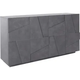 Home Affaire Sideboard 162,5 x 44 x 86 cm Grau