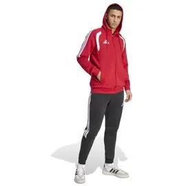 adidas Tiro 26 League Sweat Full Zip Hoodie - Team Power red 2/White, (AEPU) 2XL