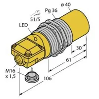 Turck Sensor NI40-G47SR-FZ3X2