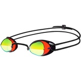 Arena Swedix Mirror Unisex-Schwimmbrille für Erwachsene, Schwedische Schwimmbrille mit Verspiegelten Antibeschlag-Gläsern, UV-Schutz, 4 Austauschbare Nasenstege, TPR-Dichtungen