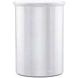 Airscape Edelstahl-Aromabehälter 500g silber gebürstet (AS0107) - Jura Herstellergarantie, kostenlose Beratung