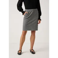 More & More Jerseyrock mit Pepita-Dessin