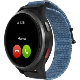 Anio 6 4G 40 mm Kunststoffgehäuse blau Klettverschluss blau M