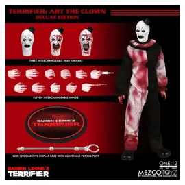Mezco Toys Terrifier Actionfigur 1/12 Art the Clown Deluxe Edition 17 cm