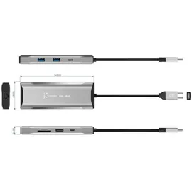 j5create JCD393-N 4K60 Elite USB-C 10Gbps Mini Dock