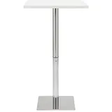 miliboo Bartisch quadratisch 80 x 80 x 110 cm Weiß