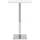 miliboo Bartisch quadratisch 80 x 80 x 110 cm Weiß