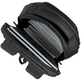 RivaCase® Rivacase 8435 schwarz beschichteter ECO Laptop-Rucksack 15,6"