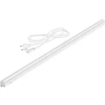 ledscom.de LED Unterbauleuchte RIGEL, Farbtemperatur einstellbar, Stecker, 87cm, 10,1 W, 1122lm, warmweiß/weiß