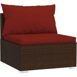 vidaXL Garten-Lounge-Set 9-tlg. braun