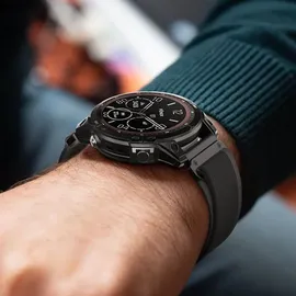 TECH-PROTECT Nylon, Strap for Garmin Fenix ​​​​5/6/6 Pro/7 – Schwarz/Orange