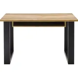 Home Affaire Schreibtisch »SHERWOOD«, Computertisch im Industrie-Design, Breite 125 cm braun