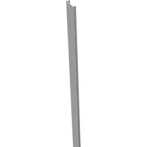 GROJA Alu-Stecksystem Pfostenabdeckleiste 190 cm Silbergrau