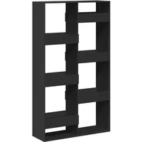 vidaXL Bücherregal Raumteiler 100 x 33 x 175 cm Schwarz